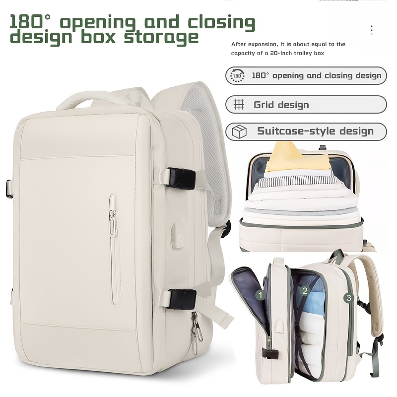 180 °   Box Opening Travel Bac - Travel Accessories Bag For Men review and price
