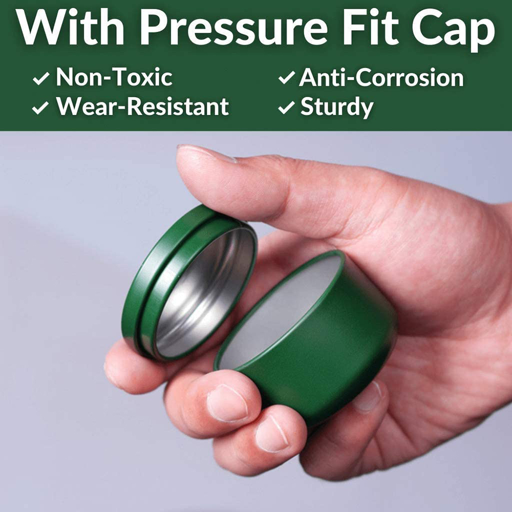 Tea Can with Airtight Lids Tin - Mini Iron Travel review and price