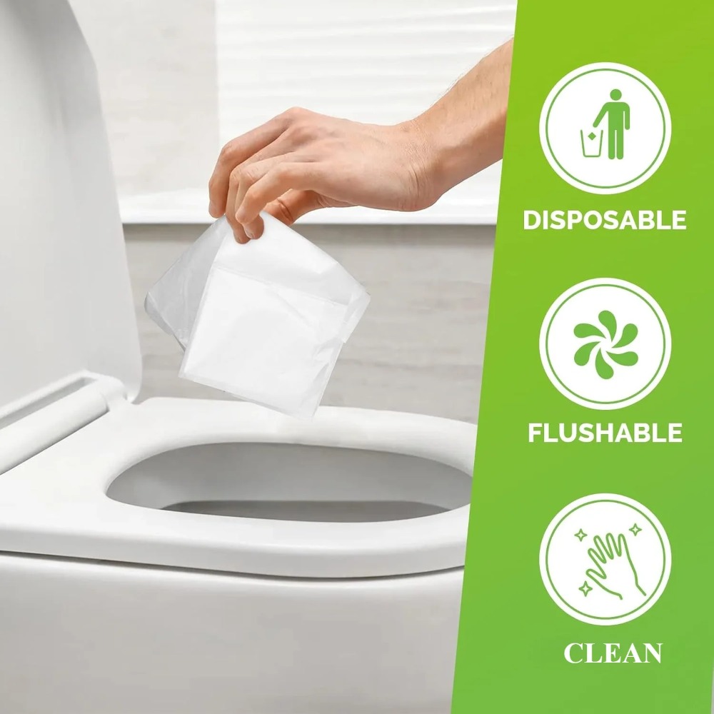 20/50Pcs Disposable Flushable  - Travel Accessories Useful review and price