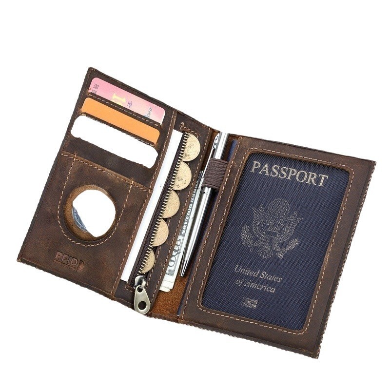 Custom Logo Genuine Leather Sl - Travel Accessories Rfid review and price