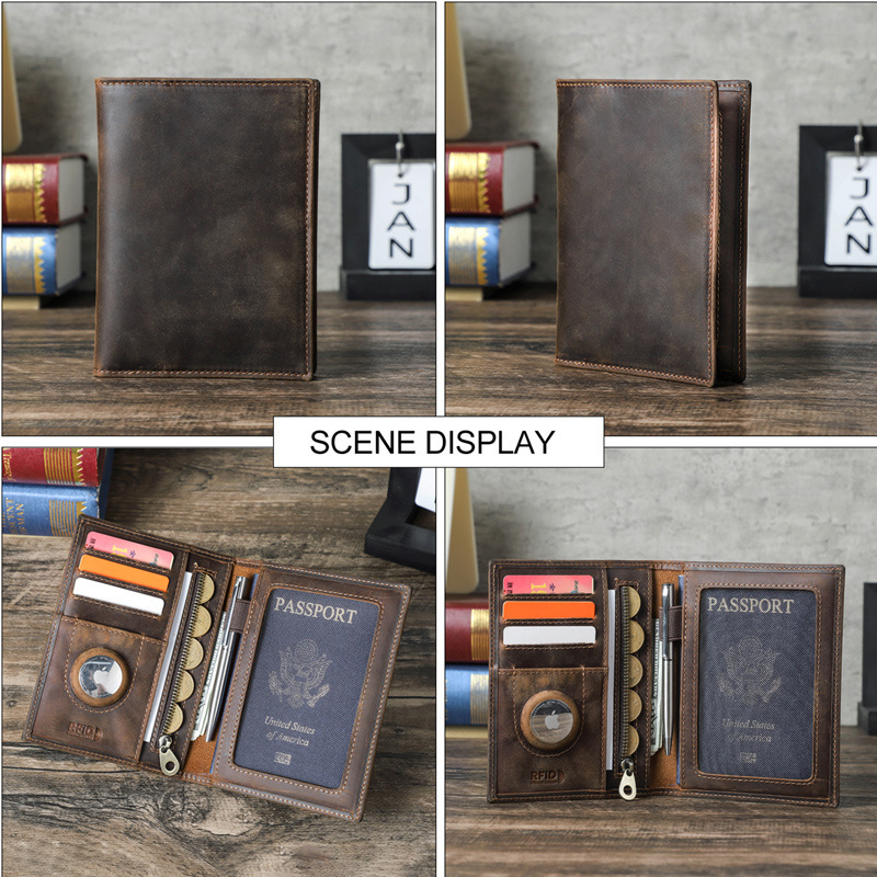 Custom Logo Genuine Leather Sl - Travel Accessories Rfid review and price