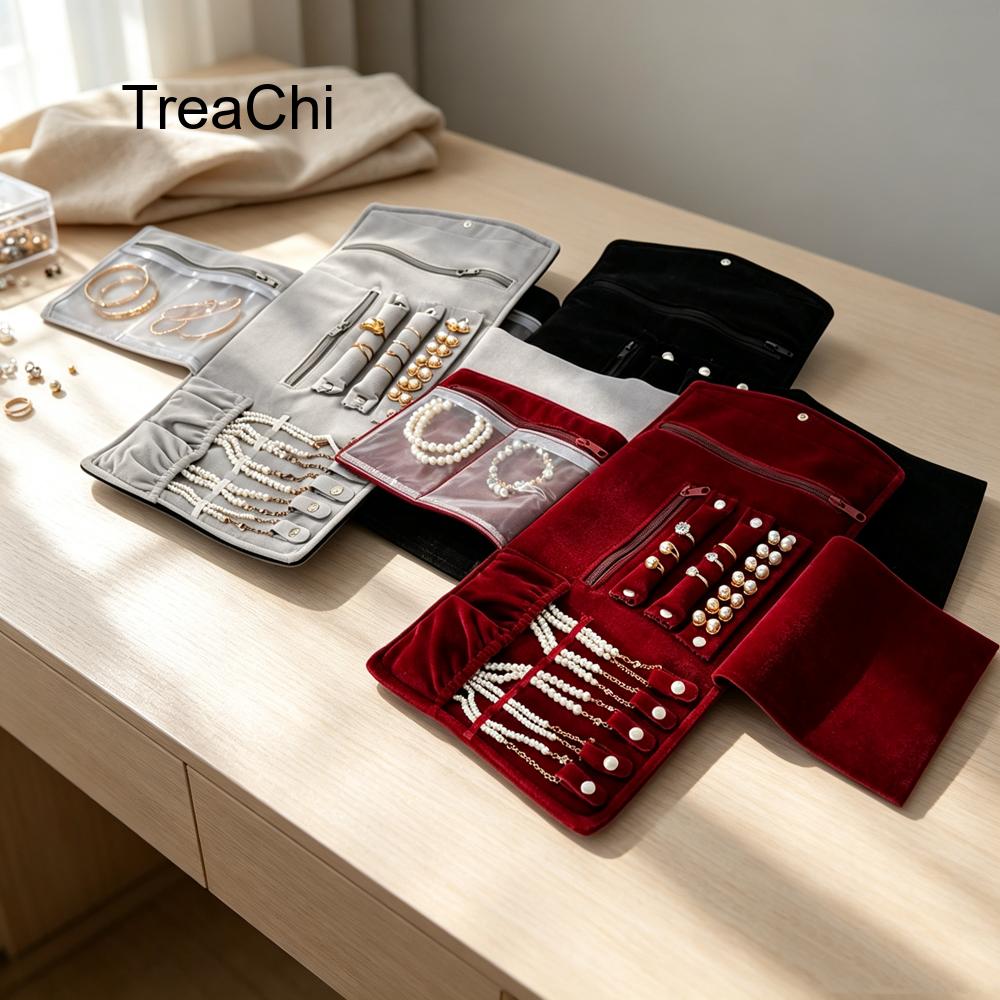 Portable and Three-Fold Jewell - Travel Jewellery & Accessories Organiser review and price