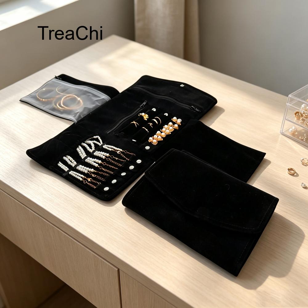 Portable and Three-Fold Jewell - Travel Jewellery & Accessories Organiser review and price
