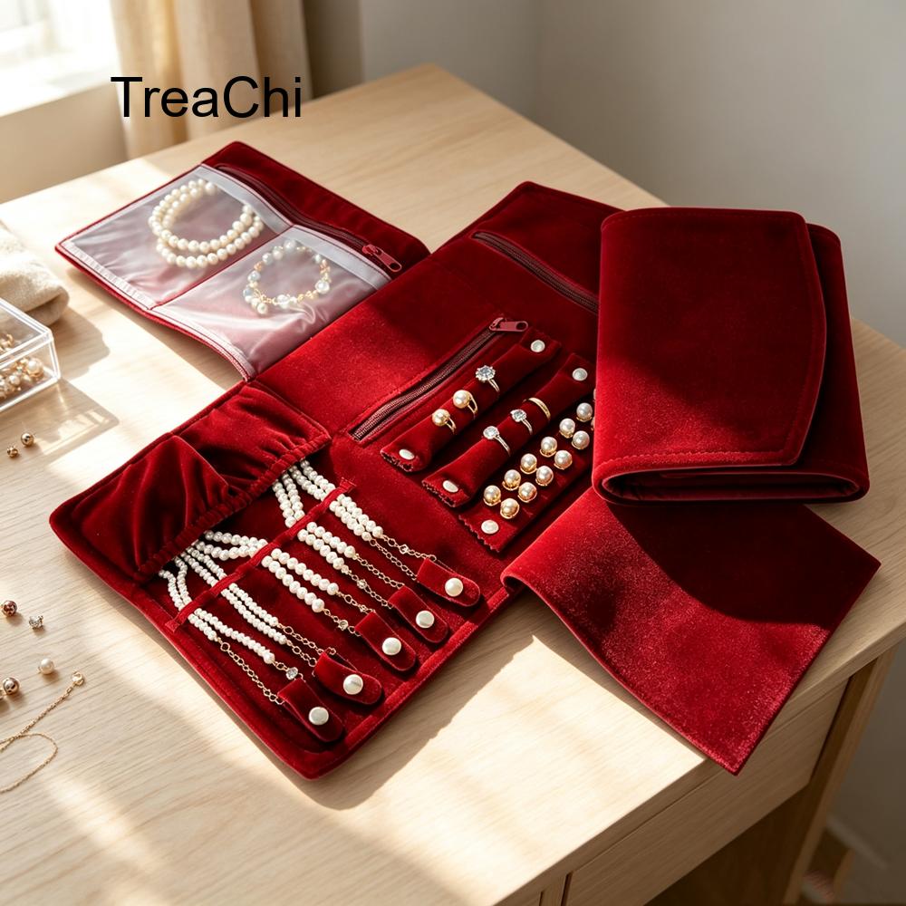 Portable and Three-Fold Jewell - Travel Jewellery & Accessories Organiser review and price