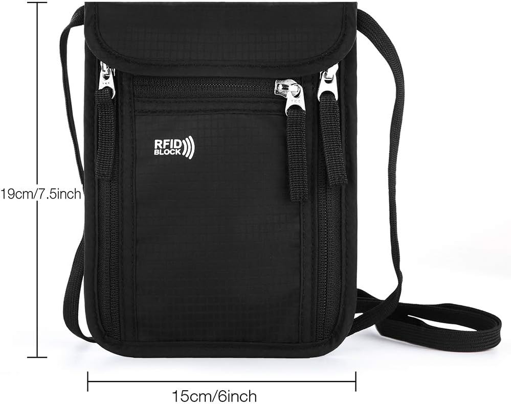 1pc Travel Pouch Neck Wallet F - Travel Accessories Rfid review and price