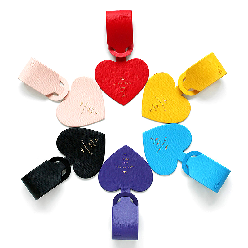 Simple Heart Shape Leather Lug - Travel Accessories Bag For Women review and price