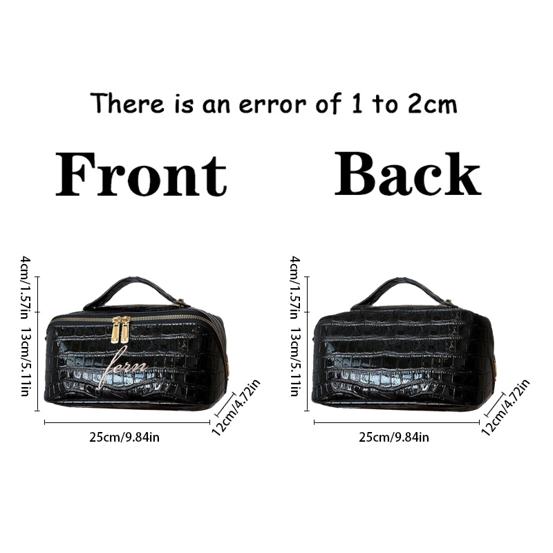 Embroidered Croc Makeup Bag Pe - Travel Accessories Ideas review and price
