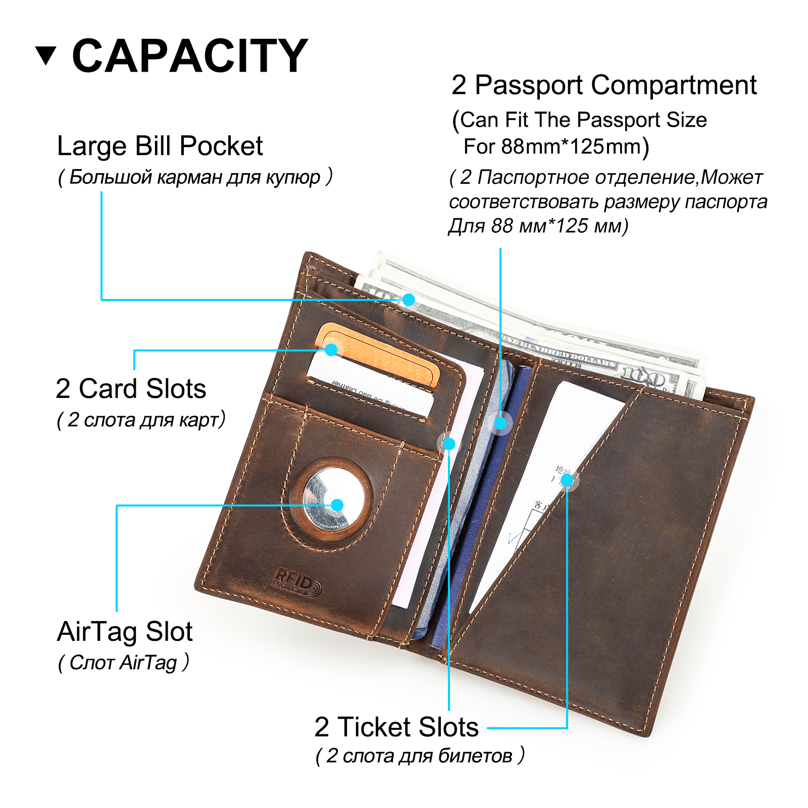 Customized Passport Cover Wall - Travel Accessories Rfid review and price