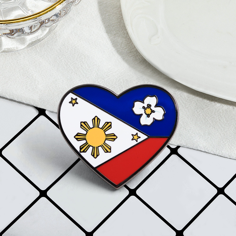 1 Pc Philippines Heart Flag En - Travel Accessories Philippines review and price