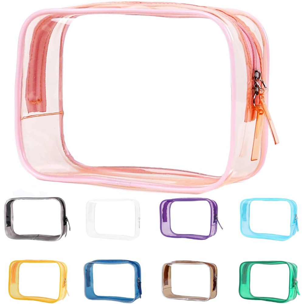 Clear Pouch Small, 6.6x2.3x4.7 - Toiletry Bag Tsa review and price